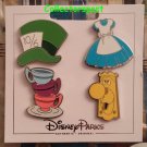 Disney trading pins Disney Parks Alice in Wonderland Icon 4 pin set Disney trading pins Disney Parks Alice in Wonderland Icon 4 pin set