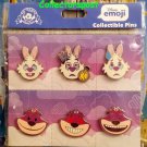 Disney trading pins Disney Parks Alice in Wonderland Emoji 6 pin set. Disney trading pins Disney Parks Alice in Wonderland Emoji 6 pin set.