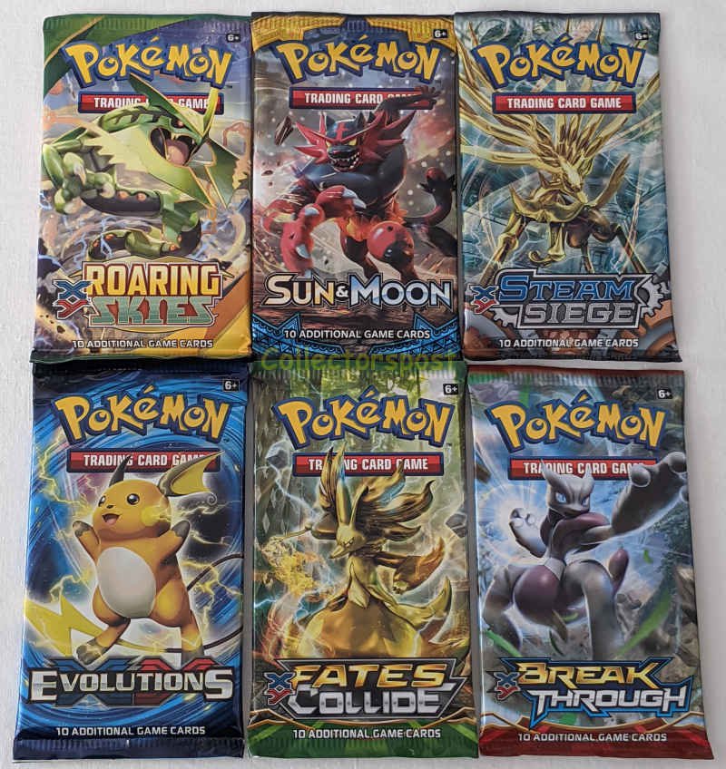 Pokemon TCG XY Roaring Skies booster pack lot