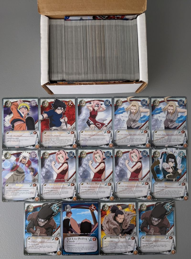 Naruto CCG Lot 400+ cards