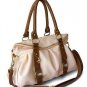 Ladies Faux Leather Handbag Shoulderbag KD1106 Black / Beige / Pink