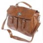 Faux Leather Messenger Shoulder bag WCYT0010 Black / Brown
