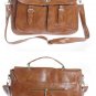 Faux Leather Messenger Shoulder bag WCYT0010 Black / Brown