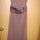 Brown Formal strapless dress size 6