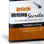 ARTICLE WRITING SECRETS
