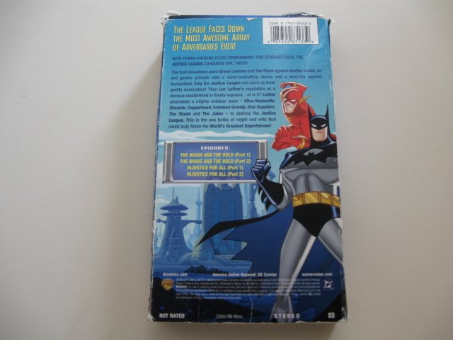 Justice League VHS The brave and the bold