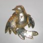 Brooch Multi color Rhinestone Huge ubique vintage Winged Partridge enamel Rhinestone brooch