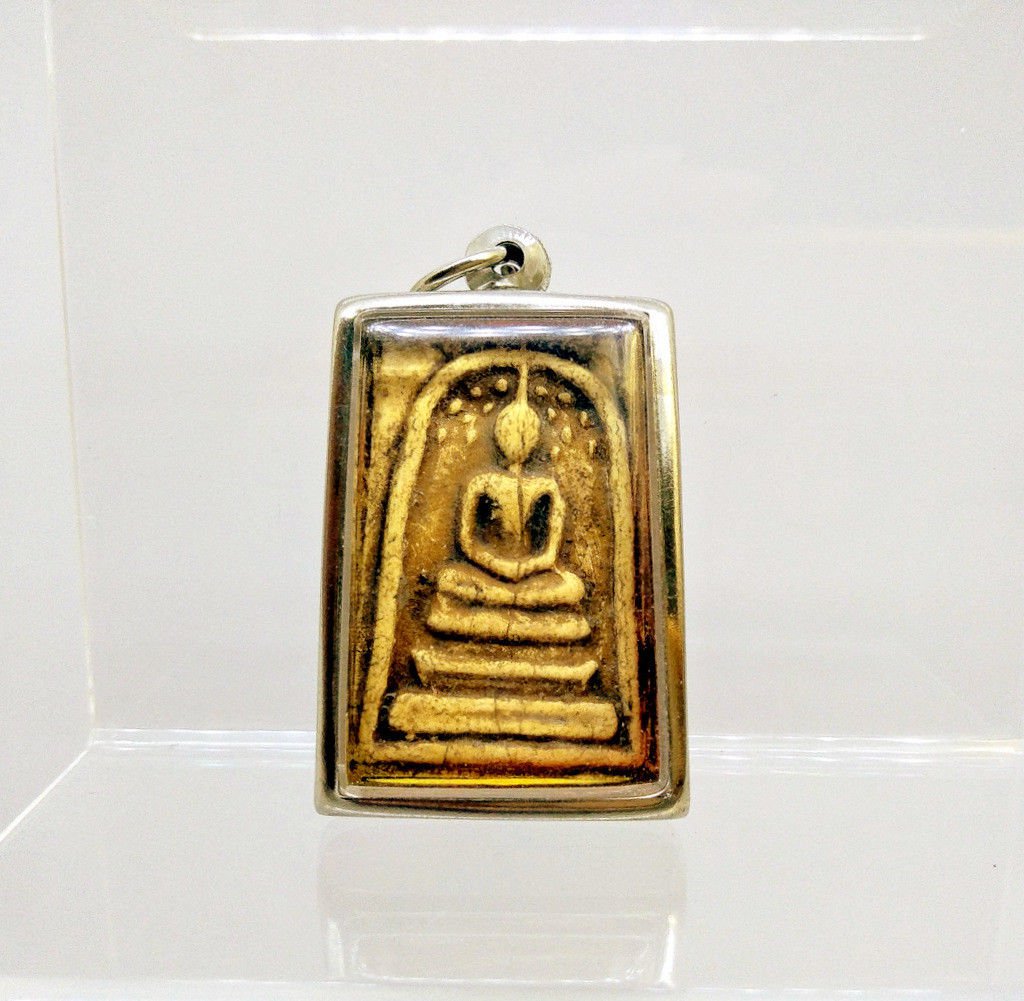 Somdej Amulet Thai Buddha Phra Old Rare Magic LP Buddhist Charm ...