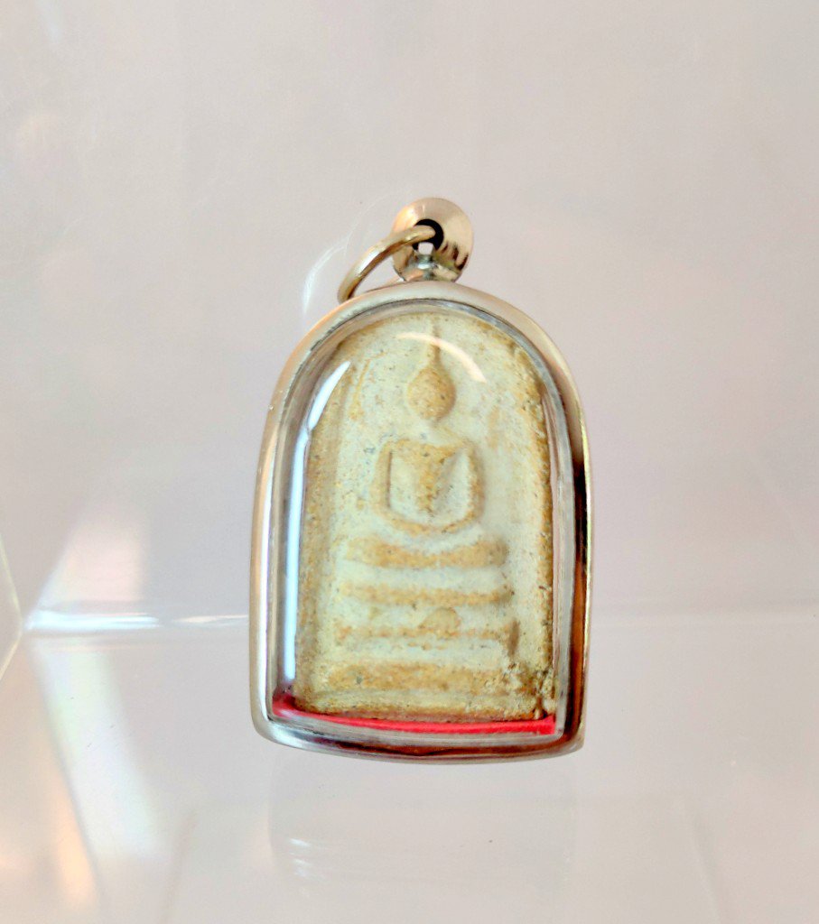 049 Thai Buddha Amulet Phra Pendant Talisman Powerful LP Somdej Wealthy Charm AJ