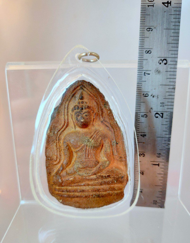 253 Thai Buddha Amulet Phra Pendant Talisman Powerful LP Pra Kru Magic Merit Old