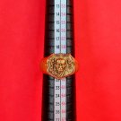 585 Ring Thai Buddha Amulet Phra Talisman Powerful Wealth LP Klay Yant Charm Old