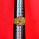 589 Ring Thai Buddha Amulet Phra Talisman Powerful Wealth LP Koon Wat Baanrai AJ
