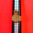 R029 Ring Thai Buddha Amulet Phra Talisman Powerful Wealth LP Hermit Lersi Charm