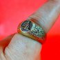 R042 Ring Thai Buddha Amulet Phra Talisman Powerful Wealth LP Derm Charm Holy AJ