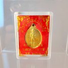 G005 Gift Box Thai Buddha Amulet Phra Talisman Powerful Wealth LP I Khai Coin AJ