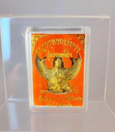 G011 Gift Box Thai Buddha Amulet Phra Talisman Powerful Wealth LP Mhun Garuda AJ