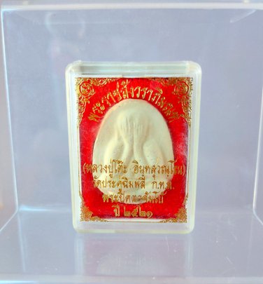 G049 Gift Box Thai Buddha Amulet Phra Talisman Powerful LP Toa Pidta Maha Larp