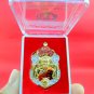 G089 Gift Box Thai Buddha Amulet Phra Talisman Powerful LP Pat Wat Huay Duan Old