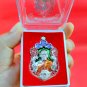 G092 Gift Box Thai Buddha Amulet Phra Talisman LP Pat Wat Huay Duan Magic Merit