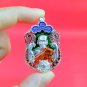 G092 Gift Box Thai Buddha Amulet Phra Talisman LP Pat Wat Huay Duan Magic Merit