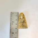 B002 Brass Thai Buddha Amulet Talisman Powerful Wealth LP Tuad Chang Hai Merit