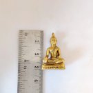B007 Brass Thai Buddha Amulet Talisman Powerful Wealth Phra LP Tunjai Magic Old