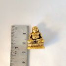 B010 Brass Thai Buddha Amulet Talisman Powerful Wealth Phra LP Happy Buddhist