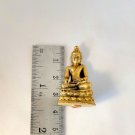 B011 Brass Thai Buddha Amulet Talisman Powerful Wealth Phra LP Paireepainad Old