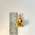 B015 Brass Thai Buddha Amulet Talisman Powerful Wealth Phra LP Magical Buddhist