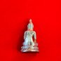B023 Brass Thai Buddha Amulet Talisman Powerful Wealth Phra LP Charm Holy Rare