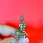 B023 Brass Thai Buddha Amulet Talisman Powerful Wealth Phra LP Charm Holy Rare