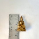 B028 Brass Thai Buddha Amulet Talisman Powerful Wealth Phra LP Thursday Charm