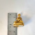 B031 Brass Thai Buddha Amulet Talisman Powerful Wealth Phra LP Siwalee Magic AJ