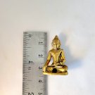 B035 Brass Thai Buddha Amulet Talisman Powerful Wealth Phra LP Magical Charm AJ