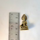 B037 Brass Thai Buddha Amulet Talisman Powerful Wealth Phra LP Merit Holy Charm