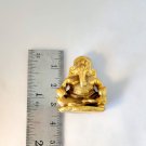 B042 Brass Thai Buddha Amulet Talisman Powerful Phra Old LP Ganesh Kanesha Wat