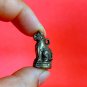 B056 Brass Thai Buddha Amulet Talisman Powerful Phra LP Tiger Charm Magical Holy