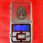 B076 Brass Thai Buddha Amulet Talisman Powerful Phra LP Magic Garuda Merit Holy