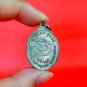 C052 Pendant Thai Buddha Amulet Phra Talisman Powerful LP Koon Coin Banrai Old