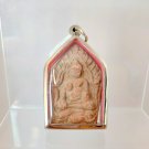 P015 Pendant Thai Buddha Amulet Phra Talisman Powerful LP Suang Khun Phan Wealth