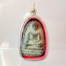 P041 Pendant Thai Buddha Amulet Phra Talisman Powerful LP Kong Lumpoon Wealth