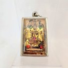 P081 Pendant Thai Buddha Amulet Phra Talisman Powerful LP Somdej Magical Holy