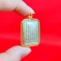 P105 Pendant Thai Buddha Amulet Phra Talisman Powerful LP Thep Tunjai Holy Yant