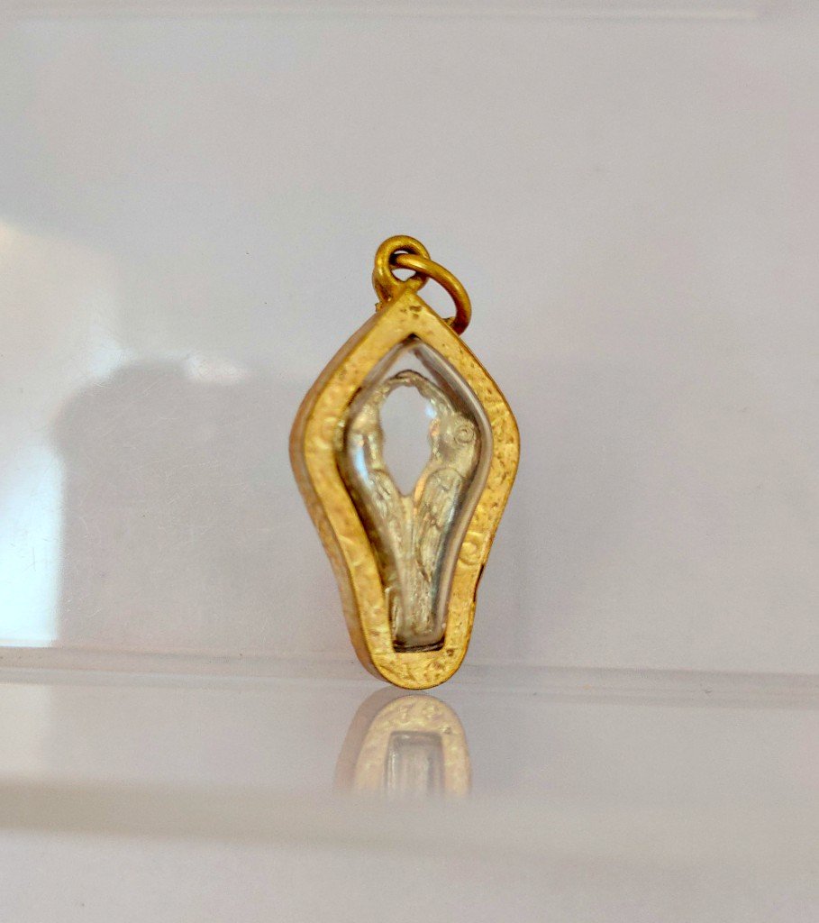 P109 Pendant Thai Buddha Amulet Phra Talisman Powerful LP Salika Linthong Wealth