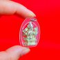 P172 Pendant Thai Buddha Amulet Phra Talisman Powerful LP Phrom 4 Faces Buddhist