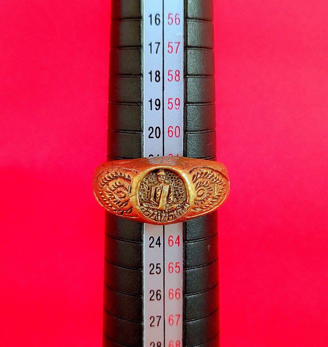 R111 Ring Thai Buddha Amulet Phra Talisman Powerful Wealth LP Derm Magical Rich