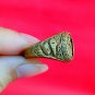 R117 Ring Thai Buddha Amulet Phra Talisman Powerful Wealth LP Koon Wat Baanrai
