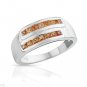 Mjestic Ring 0.56ctw Genuine Sapphires 925 SS size 7