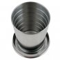 Stainless Steel Hip Flask SIX-Folding Collapsible Cup
