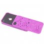 Purple 3D Sculpture Rose Flower for iPhone 4 4S 4G Hard Plastic Cover Case